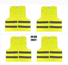 4x Warnweste Sicherheitsweste