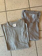 2 Stück HERREN T-SHIRT classic - GRAU -Musterteile -Gr. M 48-50 - neu