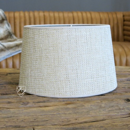 Lampenschirm beige textil - lampenschirm,