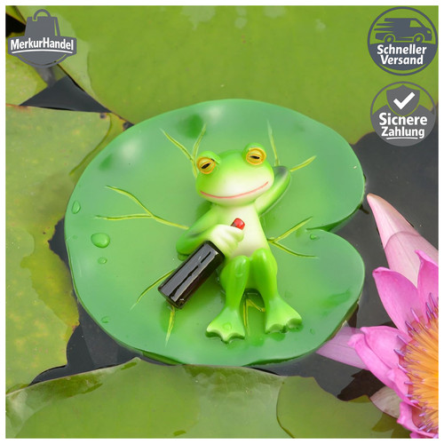Gartenfigur frosch auf - gartenfigur,