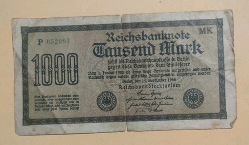 Reichsbanknote 1000 mark 15 - reichsbanknote,