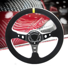 35cm Wildleder Lenkrad