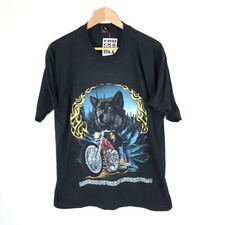 VINTAGE 90er Grafik Biker