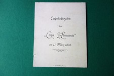 Speisekarte Tanzkarte