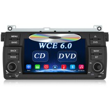 Für BMW E46 3er M3 7" HD GPS DVD Autoradio Navigation 1DIN Bluetooth Stereo DAB