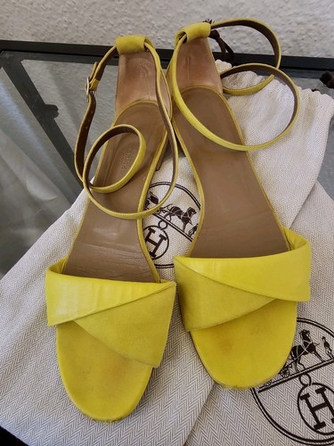 Hermès sandalen leder - leder, gr