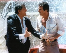 Dean Martin+ & Burt Reynolds+ - seltenes orig. Autogramm auf Großfoto - HIGHWAY