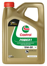 4 Liter 15W-50 CASTROL Power 1 4T Motorrad Motoröl Mineralisch 15F589