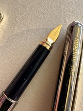 Füllfederhalter und Kugelschreiber Élysée 24/12 Karat galvanisch vergoldet