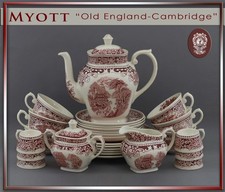 Kaffeeservice 6P. Old England-Cambridge von Myott teler tasse kanne england