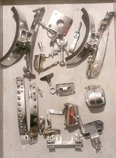 Basix Schlagzeug Hardware Konvolut-Drum Ersatzteile, Spannreifen, Böckchen, Halt