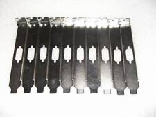 10x Slotblech für VGA & COM-Port Standard, SUB-D 9-pol. / 15pol.