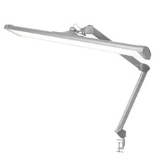 Semplix LED Arbeits-Tischlampe silber 684 LED/dimmbar/Tischklemme LED Lampe