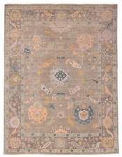 Traditional Grey Hand-knotted