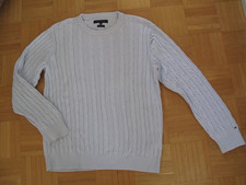 Tommy Hilfiger Strickpullover Premiun Cotton, Hellblau XL