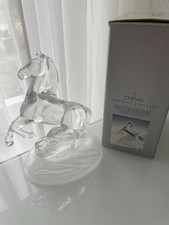 Cristal d’Arques Pferdefigur aus Bleikristall – Rarität aus Frankreich