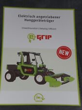 SAUERBURGER elektrisch angetriebener Hanggeräteträger Prospektblatt ( 24231 )