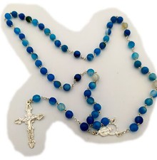 Halskette Rosenkranz Kreuz