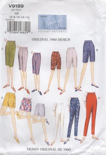 Vogue schnittmuster 9189 - schnittmuster, easy