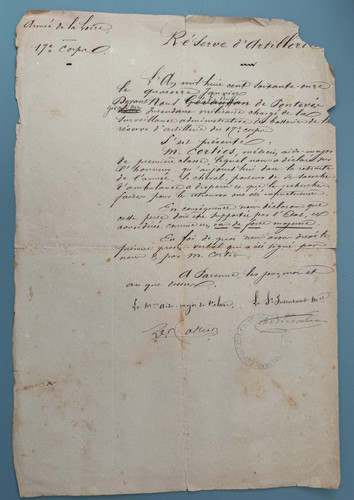 1871 armée loire 17 - 1871, la