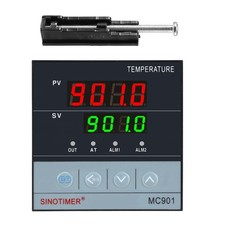  MC901 Digitaler Wasserdichter PID Temperatur Regler K Typ PT100 Sensor Ein5806