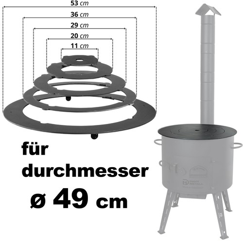 ø48 adapter ringe - Ø48-52, cm