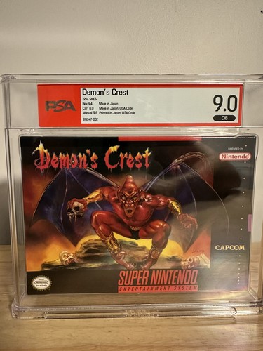 Demons crest snes ntsc - demons, psa