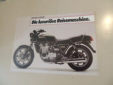 カワサキ Kawasaki Z 1300 DFI Prospekt Brochure Foletto Opuscolo パンフレット