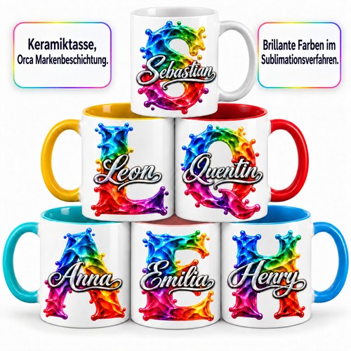 Tasse namentasse wunschname - namentasse,