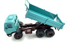 Conrad Mercedes 2632 Kipper, türkis,lenkbare Vorderachse 1:50,OVP (Werbepackung)