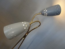 STEHLAMPE REFLEKTOR Retro Vintage 50er 60er stilnovo tütenlampe 50s/60s sputnik