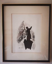 Bild, Zeichnung, Kohlezeichnung, Christuskirche Neunkirchen mit Eisengießer