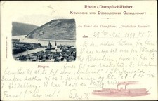 Ak Bingen am Rhein, Dampfer Deutscher Kaiser, Rhein Dampfschifffahrt - 3509705