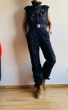 RARE VINTAGE PHENIX Skianzug Après-Ski Overall Navy Neon Gr. M Ärmellos TOP HH