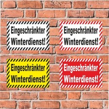 Schild Eingeschränkter
