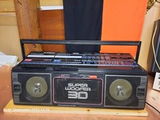 3D Super Woofer Ghetto Blaster Boobox AudioSonic, TBS1370, 5 SPEAKER 3 DIMENSION