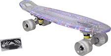 Baytter Kinder LED-Skateboard Transparent