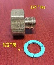 Übergang 1/2 " R x 1/4 " lks