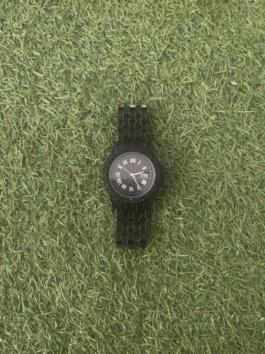 Armbanduhr schwarz mit - armbanduhr,