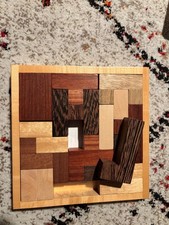 Handgefertigtes Holzpuzzle – Knobelspiel / Denkspiel – hochwertige Ausführung