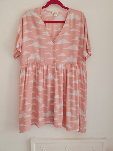 Monki babydoll kleid rosa - monki, &