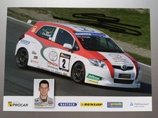 Motorsport Autogrammkarte Charlie Geipel, ADAC Procar Toyota Auris