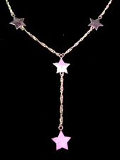 Y Collier mit 4 Sternen 925