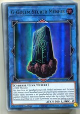 Yu-GI-OH G Golem Sturer Menhir