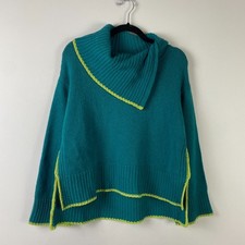 Ivko teal wool - blend, cowl