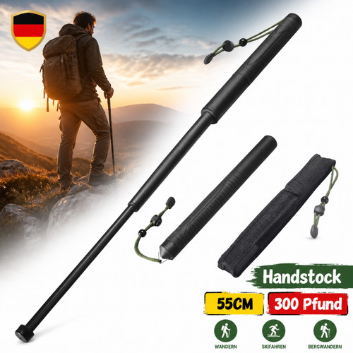 Alu wanderstock 55cm - wanderstock,