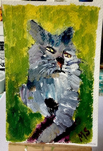 Malerei auf papier - malerei, papier,