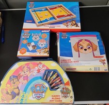 RIESIGES PAW PATROL SET " BASTEL - KOFFER , SPIEL , AUFBEWAHRUNGS SACK , ETC. "