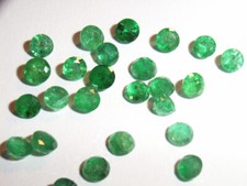 1 stck Smaragd, Emerald, round