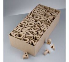 Buchstaben und Zahlen Pappart